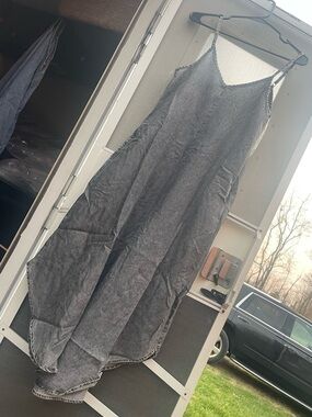 Zenana Outfitters Washed Black Jumpsuit